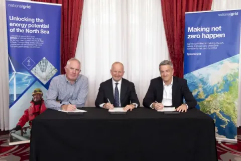 Balfour Beatty signing the HVDC framework agreement