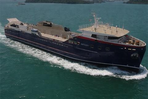 Seatransport 73m SLV was used as the trial platform for the MMR concept Seatransport 73m SLV was used as the trial platform for the MMR concept