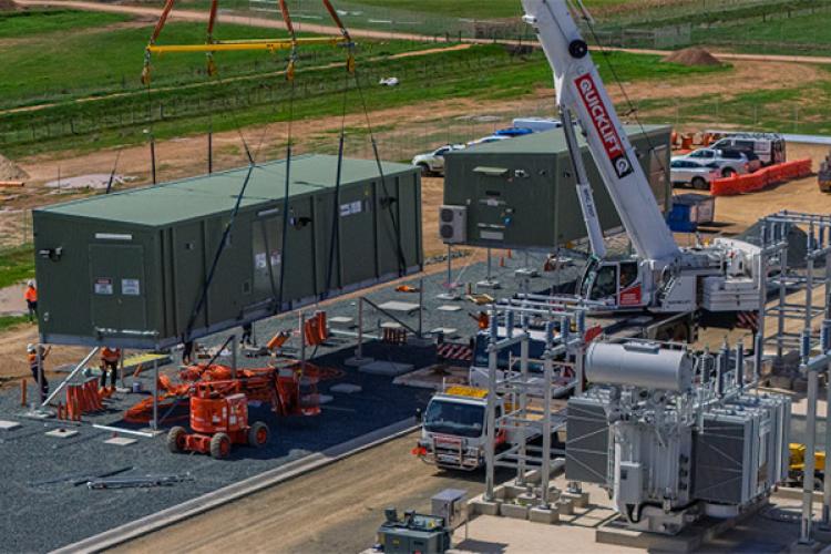 Downer delivers electrical switch room for solar farm