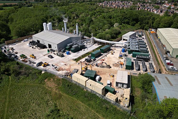 10-megawatt gas engine power plant