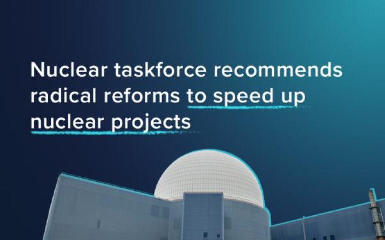 Taskforce to tackle regulatory barriers holding back nuclear