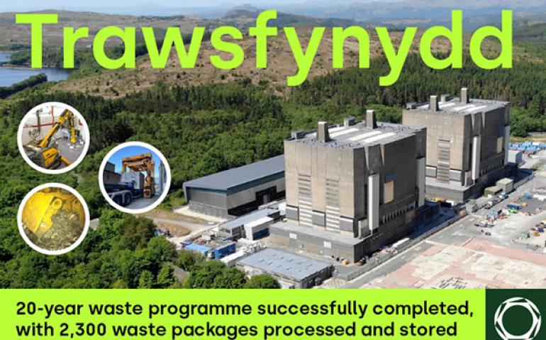 Landmark decommissioning milestone reached at Trawsfynydd